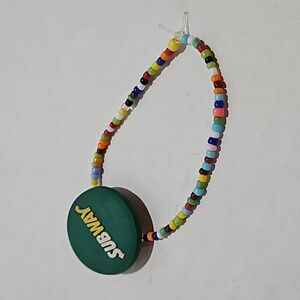 Subway restaurant beaded bracelet
